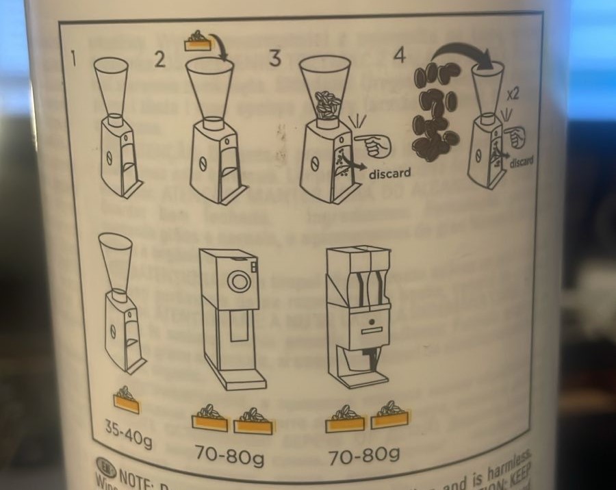 Tabletas Para Limpiar Molinillos de Café 100% Natural