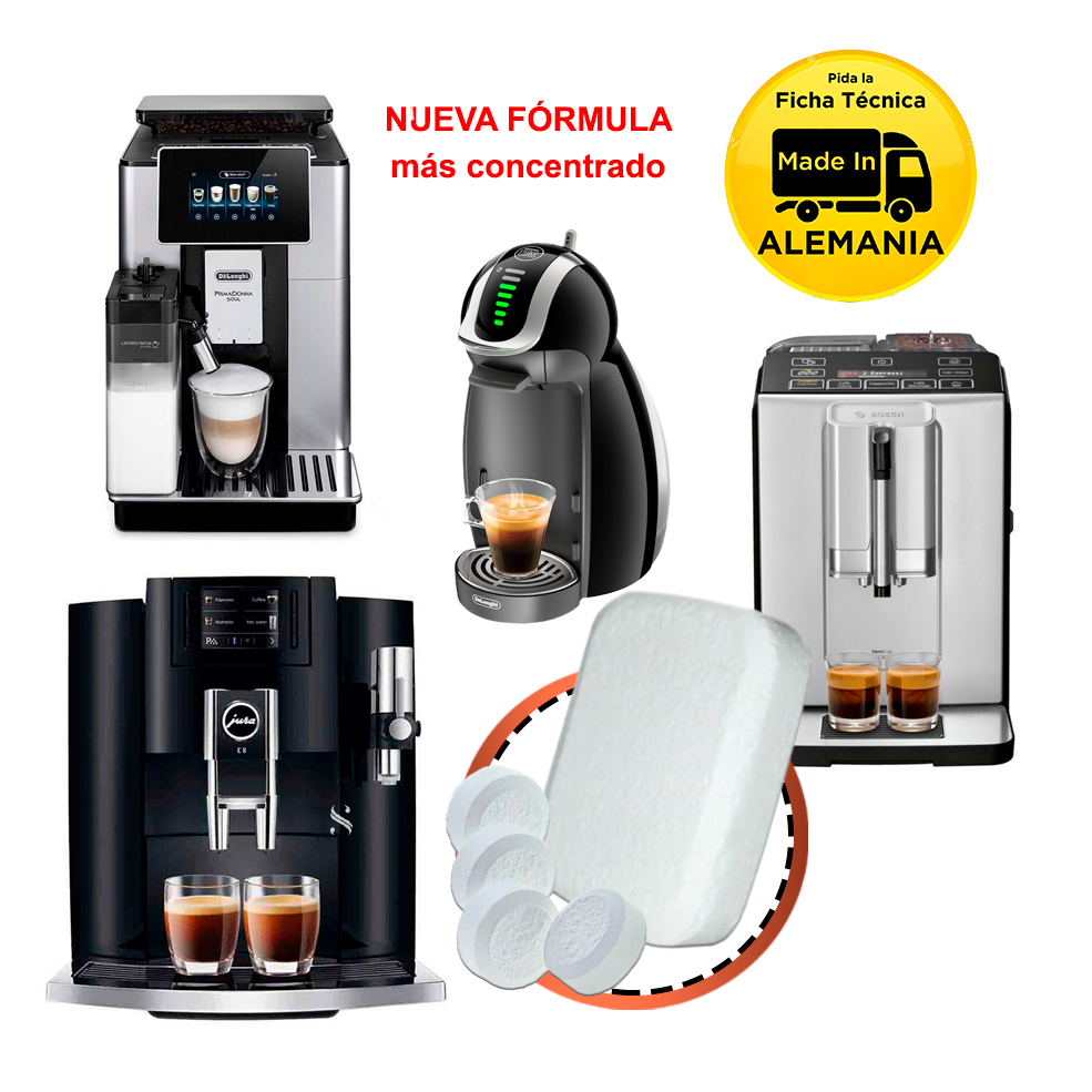 Kit Descalcificador y Limpieza para Cafeteras Todas las Marcas