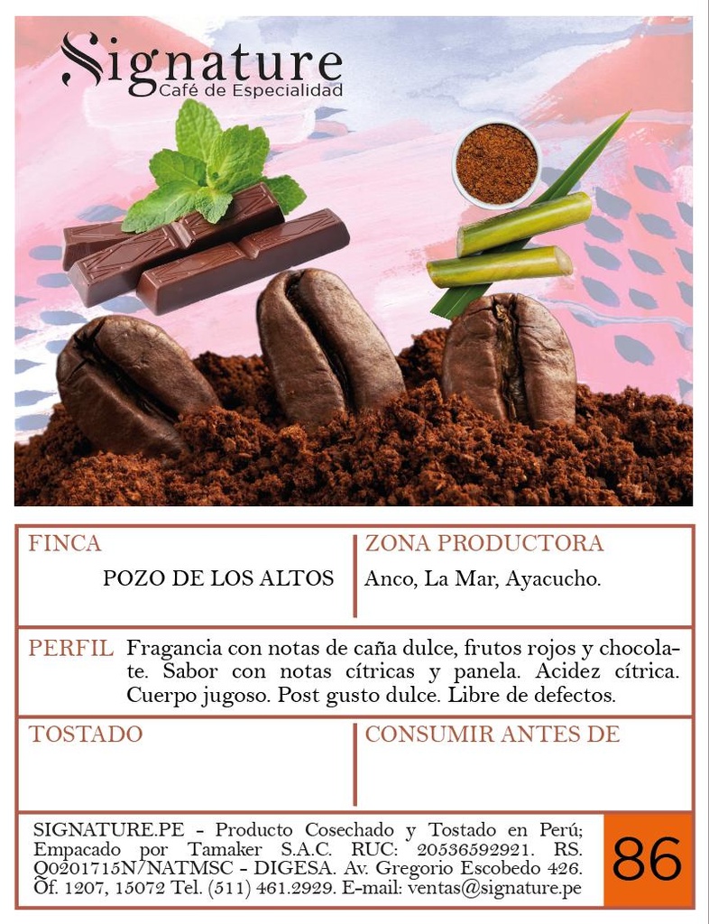 Café Ayacucho (Anco 1kg) 86pto.